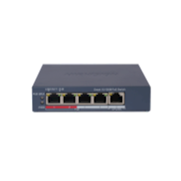 DS-3E1105P-EI V2 4-poorts LAN POE 100Mbps slimme switch