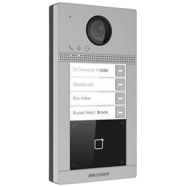 DS-KV8413-WME1(C) Hikvision Villa door station, 4x beldrukker