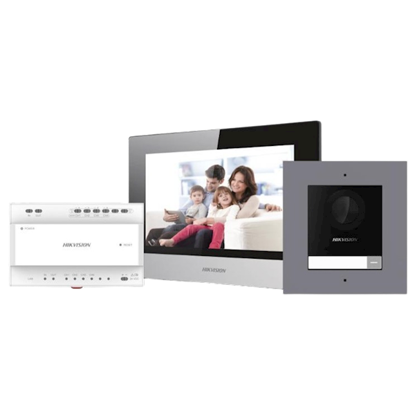 DS-KIS702Y, Hikvision 2-draads modulaire intercom set