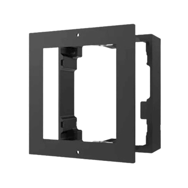 DS-KD-ACW1/BLACK, Hikvision, modulaire intercom, opbouwframe 1 hoog, zwart