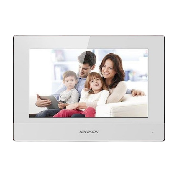 DS-KH6320Y-WTE2/WHITE, Hikvision, 2 draads, modulaire intercom, binnenpost wit