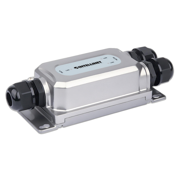 561648, Intellinet 2-Port Outdoor V&alproof GbE PoE++ Extender