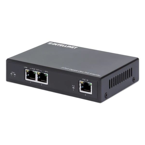 561600, Intellinet 2-Port Gigabit Ultra PoE Extender