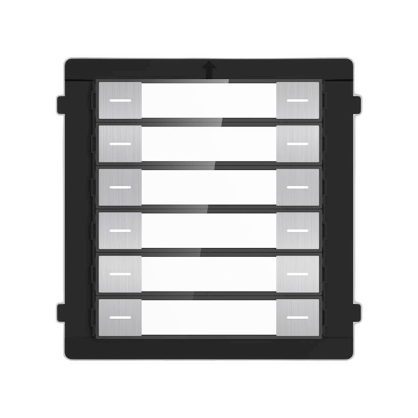 DS-KD-K12/S , Nametag module 12 beldrukkers RVS