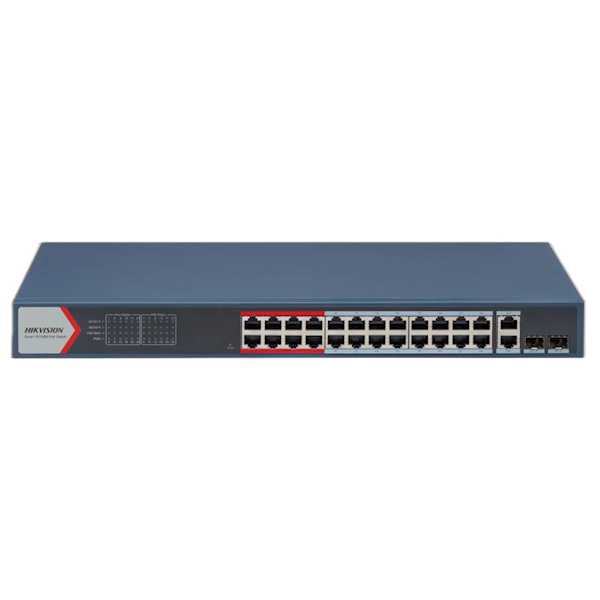 DS-3E1326P-EI(B) 24 poorten LAN POE 100Mbps smart switch
