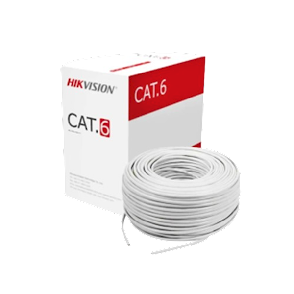 DS-1LN6UEL5/WHITE-305M Hikvision, Cat6 UTP kabel 305m wit