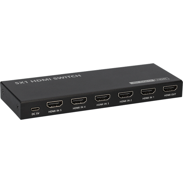 FOR-501HDR Fortus HDMI 2.0 5x1 schakelaar