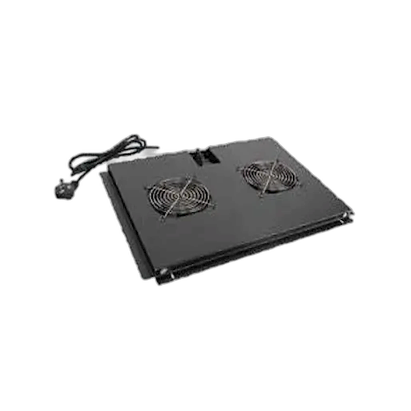 DS-XSFS06-E ventilator 2 fans, patchkast 600mm diep
