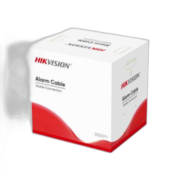 DS-1AC4APL1/WHITE Hikvision, 4 aderige alarmkabel, wit 100m