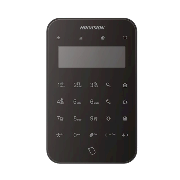 DS-PK1-LT-WE/BLACK AxPro draadloos LCD codebedienpaneel zwart