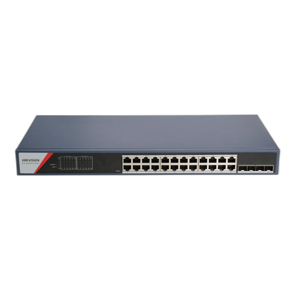 DS-3E1528P-SI-24P4F Hikvision 24 poorten LAN POE Gigabit smart switch
