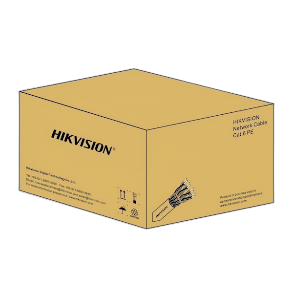 DS-1LN6UEL3/BLUE 305M Hikvision kabel U/UTP LSZH Cat 6 CPR-cca