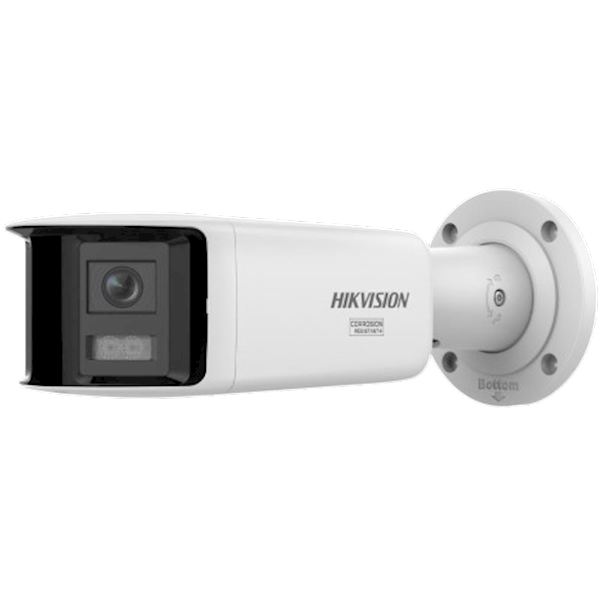DS-2CD2T87G3P-LIS2UY/SL (180°) Hikvision AcuSense 3.0 ColorVu 3.0 Panoramische bullet 8MP, wit