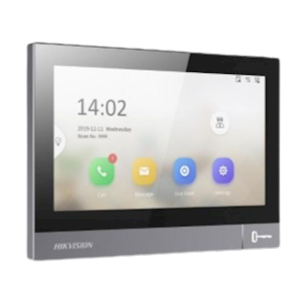 DS-KH8381-WTE1 Hikvision 8-Series binnenpost 7-inch touchscreen
