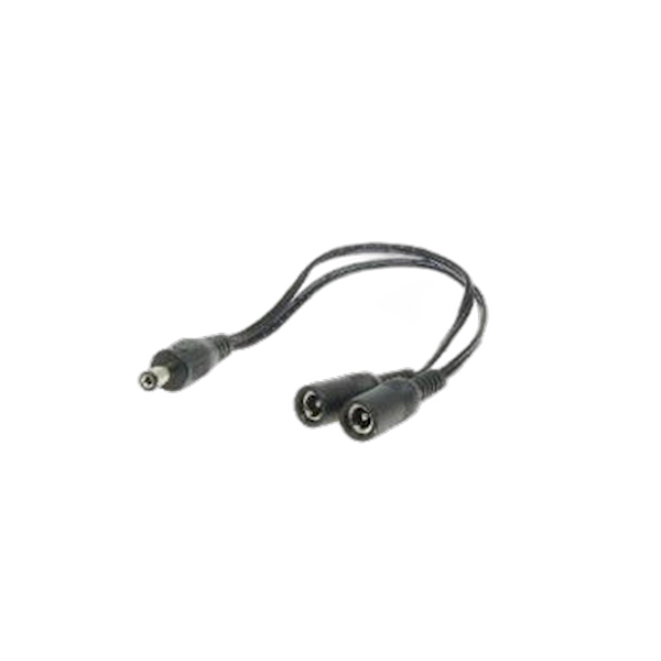 VP-PL02M, DC male naar dual dc female kabel, 40 cm