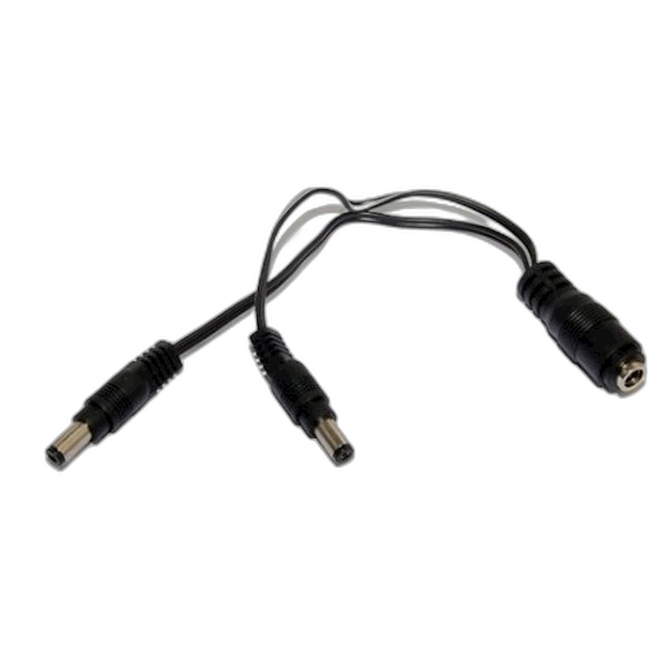 VP-PL02F, DC fmale naar dual DC Male kabel, 40 cm