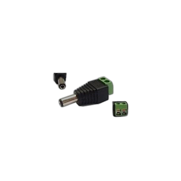 VP-PC003 per stuk, Female DC schroefconnector 5.5 x 2.1 mm