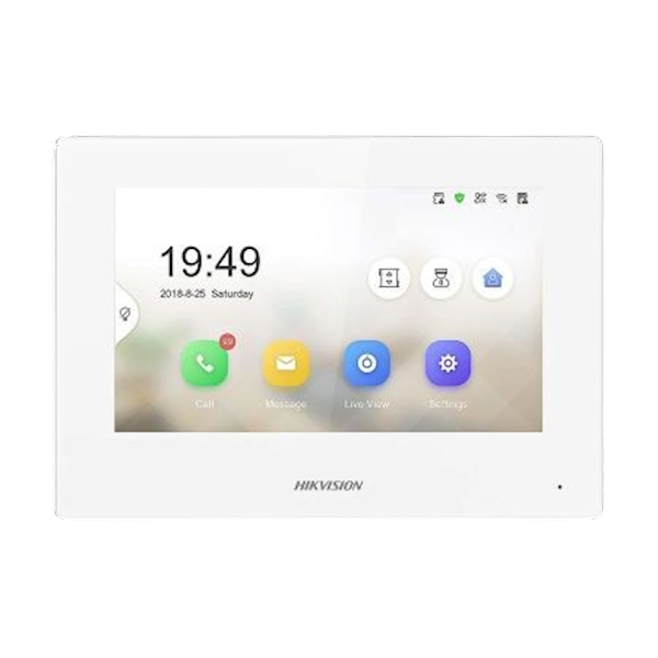 DS-KH6320-WTE1-W, IP Binnenpost Wit, 7 inch