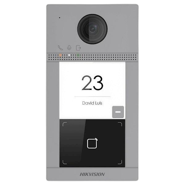 DS-KV8113-WME1/FLUSH (C), Villa Door Station, 1 Beldrukker, Inbouw