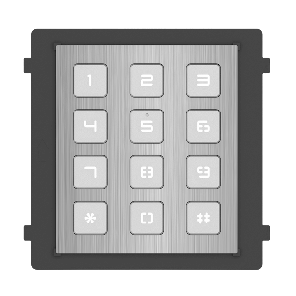 DS-KD-KP/S, Module Intercom, Keypad RVS