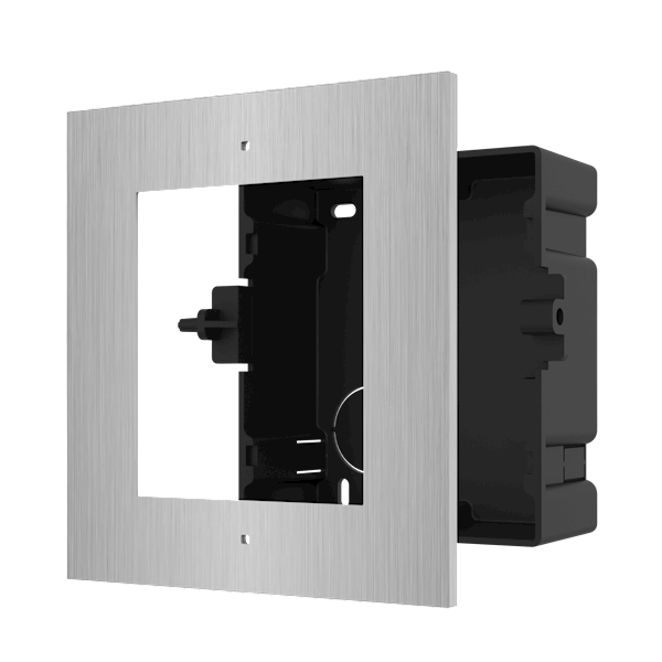DS-KD-ACF1/S, Flush-mounted frame 1 module, stainless steel