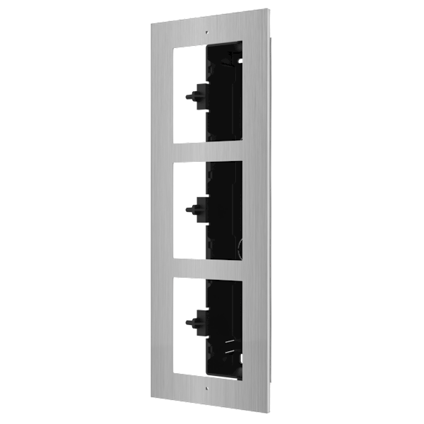 DS-KD-ACF3/S, Inbouwframe 3 Modules, RVS