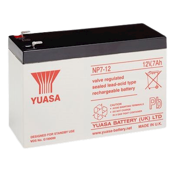 Yuasa 12v 7Ah accu