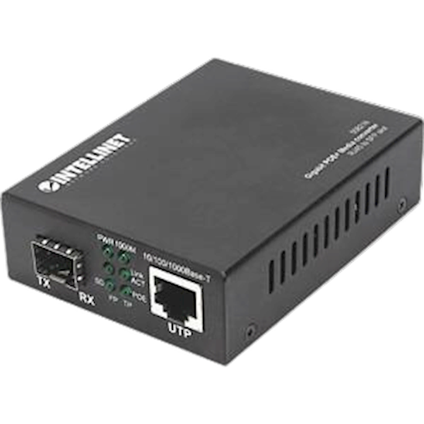 Gigabit PoE+ Media Converter