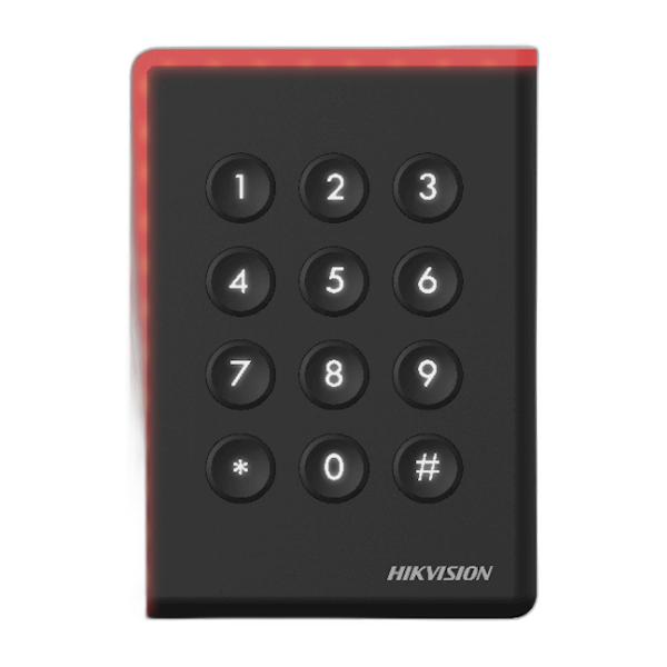 DS-K1108AMK Hikvision Mifare kaartlezer met toetsen