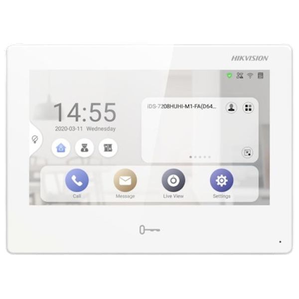 DS-KH9310-WTE1 (B), IP Android Binnenpost, 7 inch