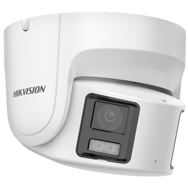 Hikvision DS-2CD2387G2P-LSU/SL dome ColorVu 8MP, 180 graden panoramisch, 4mm