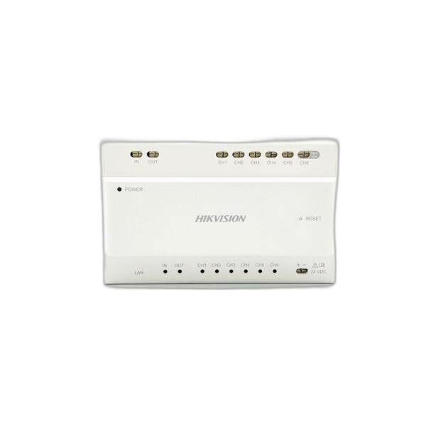 DS-KAD706Y, Hikvision 2-Draads Master Video/Audio Verdeler